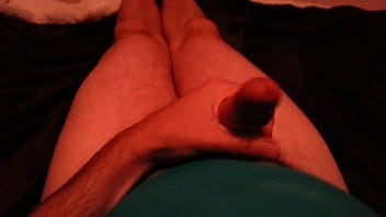 Preview 4 of Hairy Petit Grannies - Stroking cock in a swimsuit