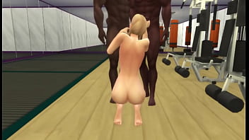 Preview 2 of Milf Lolita Big Tit - Sissy Gym Bitch