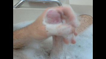Preview 2 of Same Shower - Mature guy cumming in the bathtub