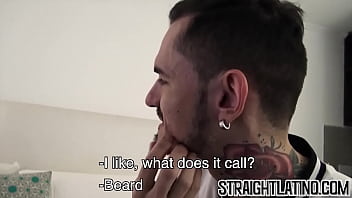 Preview 1 of Pusi Sex Imag - Straight Latino pounded raw and hardcore for the first time