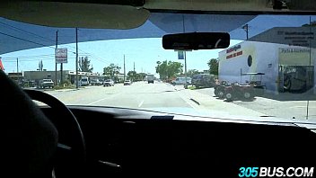 Preview 3 of Abulu Bf Video - Sara Jay&#039_s Huge Ass Fucked On The 305Bus 2.1