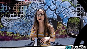 Preview 2 of In Lawyer Office - Amateur with glasses gets fucked 305Bus 2.1