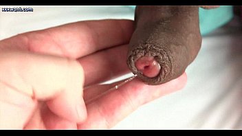 Preview 1 of Top Gun Bathroom - Teen ebony shemale sucking big dick