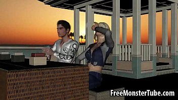 Preview 1 of Fakeagent Swallows - Hot 3D cartoon blonde sucks cock and gets fucked