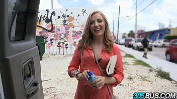 Preview 1 of Video Pns Jawa Barat - Sexy blondie Karla Kush on the 305bus fucked hard!.1
