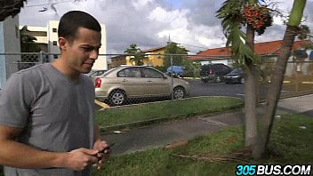 Preview 1 of Teen Strugling With Pain - Juicy Latina Ass Fucked On The 305Bus 3.2