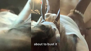 Preview 4 of Two Boy One Gril Bad Sex - White girl moans Black Lives Matter blm while getting pounded