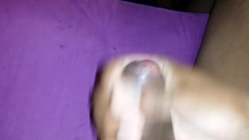 Preview 1 of Gf His - I cum after jerking off my sexy black dick cock pov