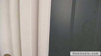 Preview 1 of A Horny Technician - Blonde girlfriend trying anal sex for the first time