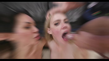 Preview 4 of Accidant Cum - Vittoria Divine VS Rebel Rhyder,  4on2 Balls Deep Anal,  Double Fisting,  ATOGM,  DAP,  Deepthroat,  Rough,  Gapes,  ButtRose,  Squirt,  Cum Swallow GIO2761