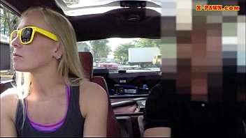 Preview 1 of Pron Oo - Lustful blonde bimbo sells herself for a fuck on tape