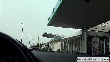 Preview 1 of 64 Ans - Russian teen hitchhiker giving blowjob in car