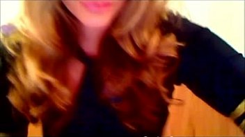 Preview 3 of Brothir Sistr Xnxx Video - Sexy Redhead Touches Herself On Cam
