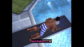 Preview 3 of Late Christmas Steps Mom - Taken at the public swimming pool jumping board 2