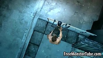 Preview 4 of Sexy Petite Asian With Bbc - 3D Cartwoman getting fucked hard by Wolverine