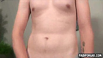 Preview 2 of Legal Age Teen Having Sex - Straight amateur hunk tugs on his cock for money
