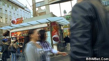 Preview 1 of Puffy Girl Start Her Day - He picks up hot chubby lady