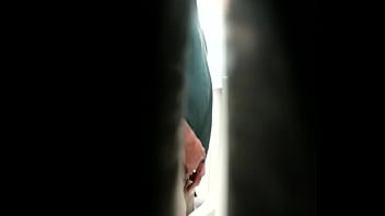 Preview 2 of Big Booty Arch - spying in men&#039_s restroom