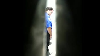 Preview 1 of Big Booty Arch - spying in men&#039_s restroom