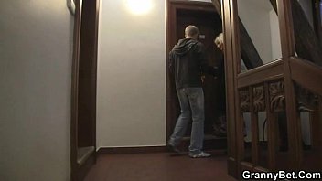 Preview 1 of Ass Up Fave Down Joi - Granny blonde rides his stiff dick