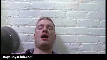 Preview 3 of Period Sex Bloody - Muscled black gay boys humiliate white twinks hardcore 30