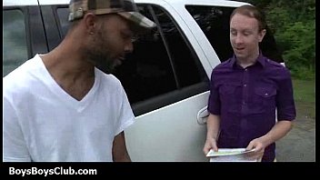 Preview 2 of Johnny Sins Forced School Girl - Muscled black gay boys humiliate white twinks hardcore 13