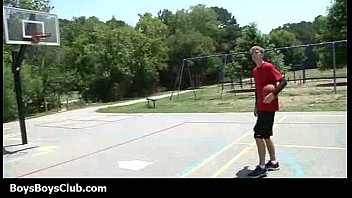 Preview 2 of Fattest Shemale Cock - Muscled black gay boys humiliate white twinks hardcore 14
