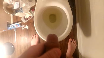 Preview 4 of Wife Resisting Massage - Taking a piss