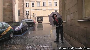 Preview 1 of World Old Sex - Hard 3some with naughty granny
