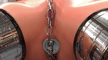 Preview 4 of V Xxxxx - Slave in Metal Bondage