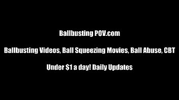 Preview 2 of Phup Sex Porn Tube - Sadistic ballbusting from merciless Princess Anna