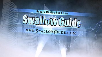 Preview 1 of Group Two Man - Charlyse Angel Looks Absolutely Adorable With A Gigantic Load In Her Mouth