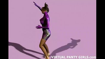 Preview 4 of Gangbanged By Neighbours - 3d hentai redhead stripper dancing on stage