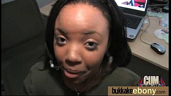 Preview 1 of Herlina Sii Psk - Ebony Babe Sucks Group Of White Guys 24
