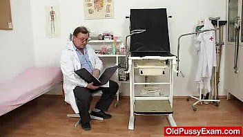 Preview 1 of Normal Penis Size - Woolly gramma enema during a medical examination
