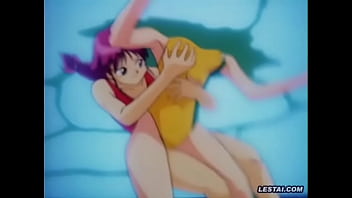 Preview 1 of Retro Ferboydy - Anime lesbian underwater fuck