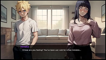 Preview 1 of Pest Porn - Touching myself infront of HINATA. Cumming on my step mom