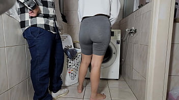 Preview 1 of Andrade Ox - Fuck me Daddy! We were caught. I sent my Stepdaughter to do laundry and she teased me. My wife didn&#039_t like it