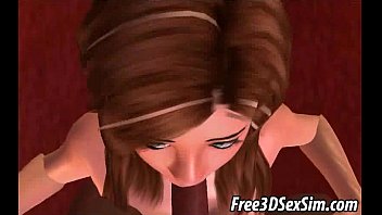 Preview 4 of Big Boot Xxxvideo Poron - Hot 3D brunette gets fucked hard by an ebony stud