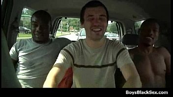 Preview 1 of Mom Boobs Son Milk - Sexy black gay boys fuck white young dudes hardcore 05