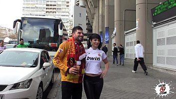 Preview 2 of Two Taboo Com - Amanda X - Real Madrid girl fanatic having sex - AmandaX folla a un aficionado