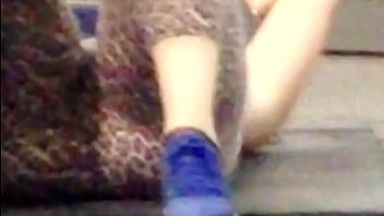 Preview 2 of Indian Girls Dick Press In Bus - Thick White Bubble Butt Fat ass Best Gym Candid