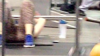 Preview 1 of Indian Girls Dick Press In Bus - Thick White Bubble Butt Fat ass Best Gym Candid