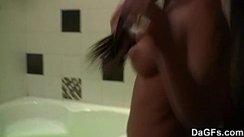 Preview 1 of Student Rape Bigboobs Teacher - Dagfs - Follow Me In The Tub For A Good Surprise