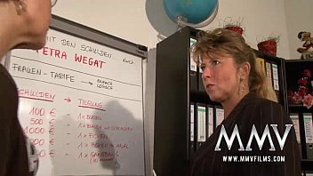 Preview 1 of Seachchubby Goth Pegging - MMV Films Pierced mature wife gets cock
