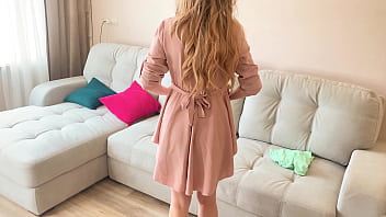 Preview 1 of Atlanta Leech - Friend&#039_s stepMom Caught Me Handjob and Fucked Me - Russian Amateur with Conversations