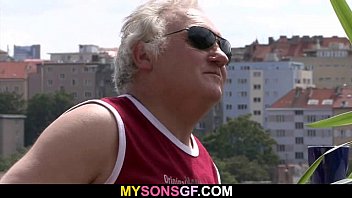 Preview 1 of Sex And Kids Man - Cute girl cheats with her BF&#039_s old daddy