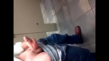 Preview 3 of Naughty Poolside Fun Part - Masturbating in a public restroom