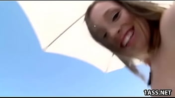 Preview 1 of Warry Little Sweet Girl Fuck Man - Jamie Jackson and her round ass