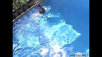 Preview 1 of Desk Indian Aunty - Boyley fucking hardcore by the pool